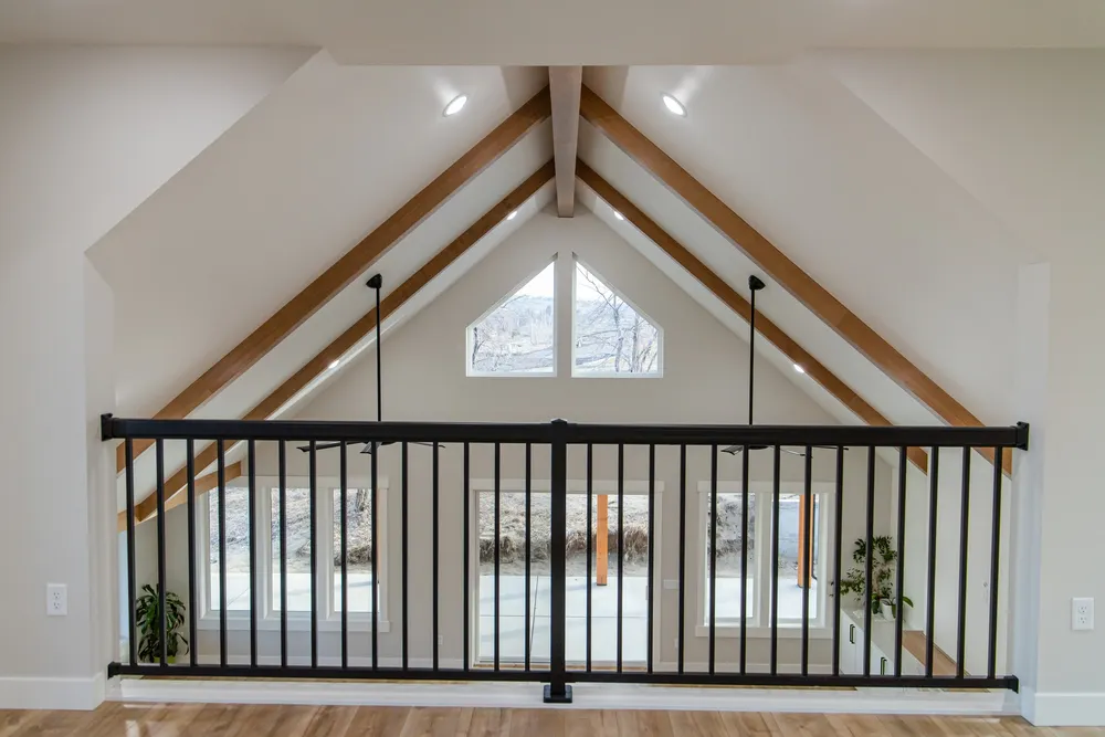 Custom architectural loft overlook in Benton County