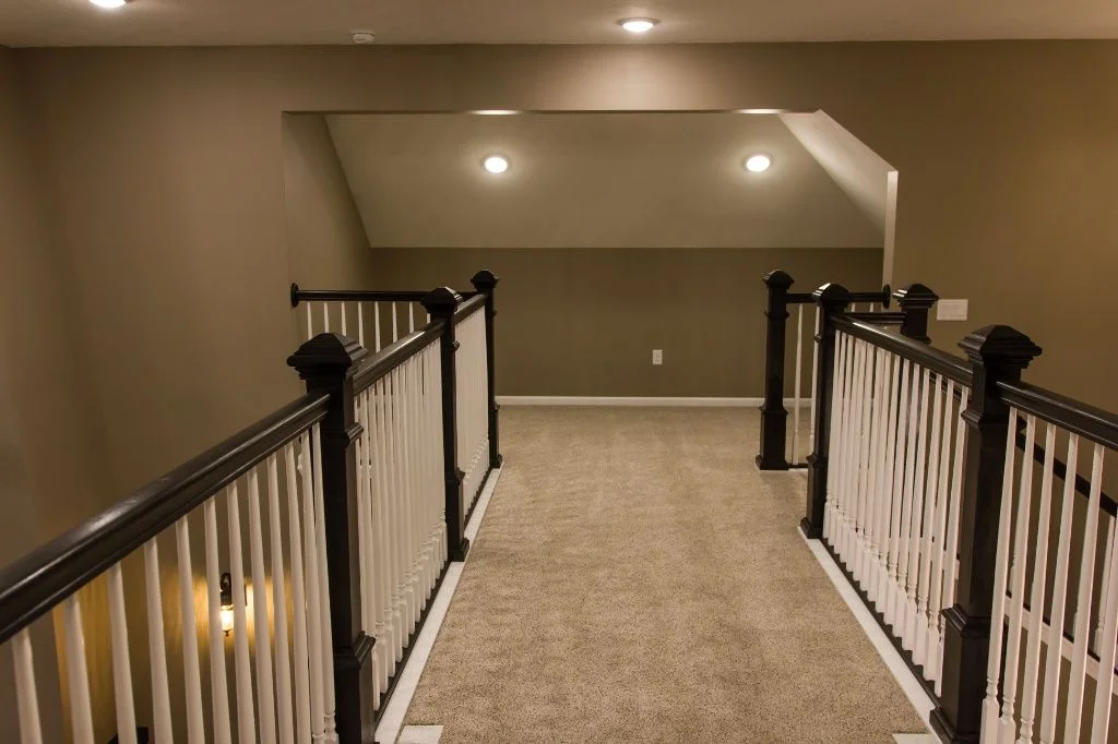 Anasazi Builders Custom Home Second Floor Hallway and Railings.