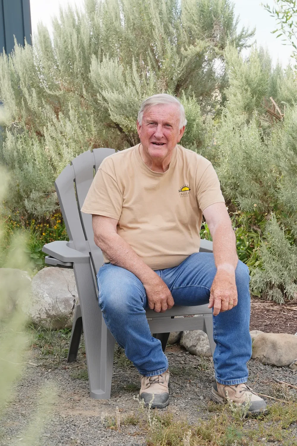 John Worlund, CEO and Founder of Anasazi Builders, at a Tri-Cities construction project.