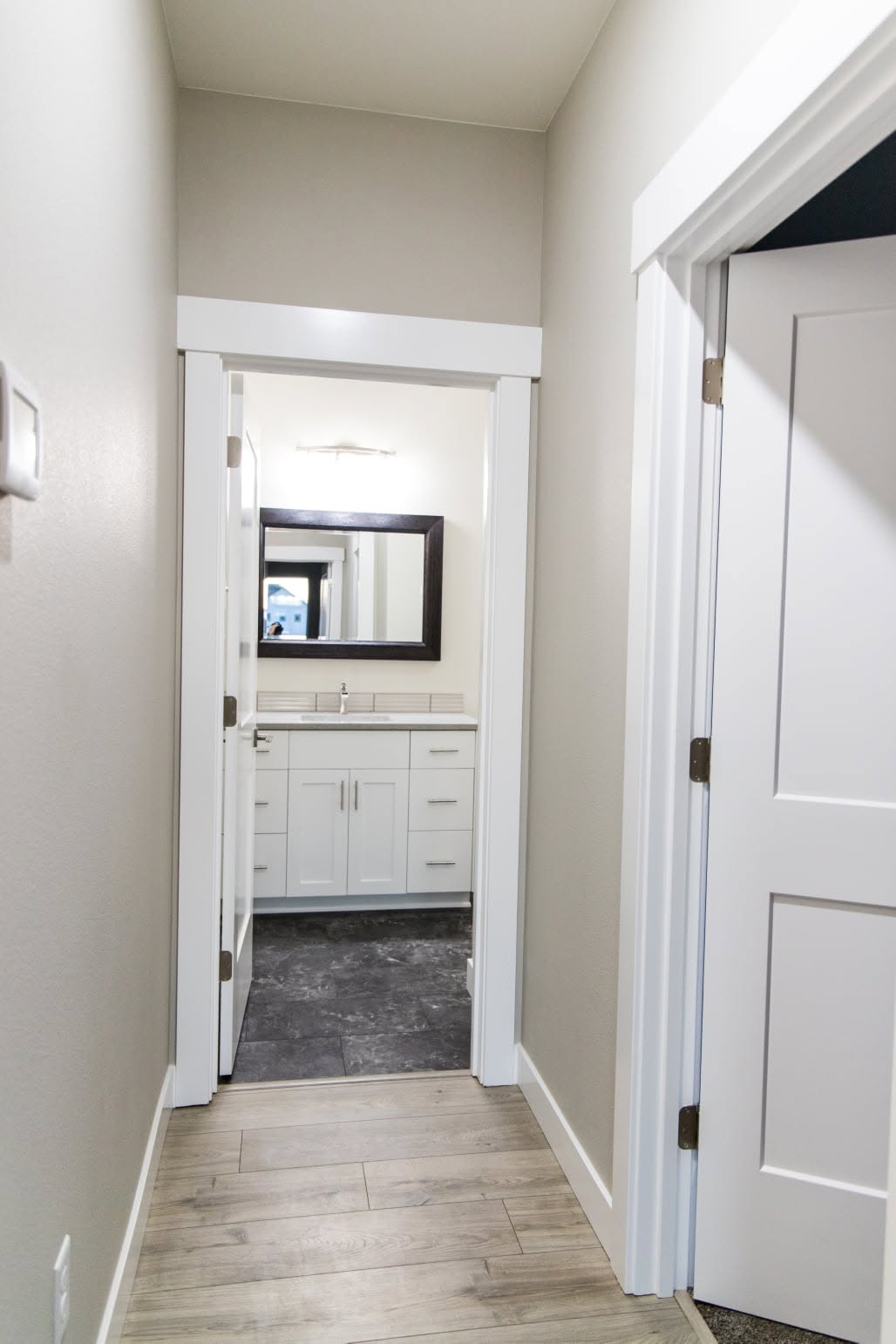 Completed interior living space
